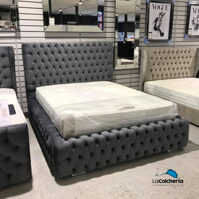 Cama Verona + Colchón doble pillow