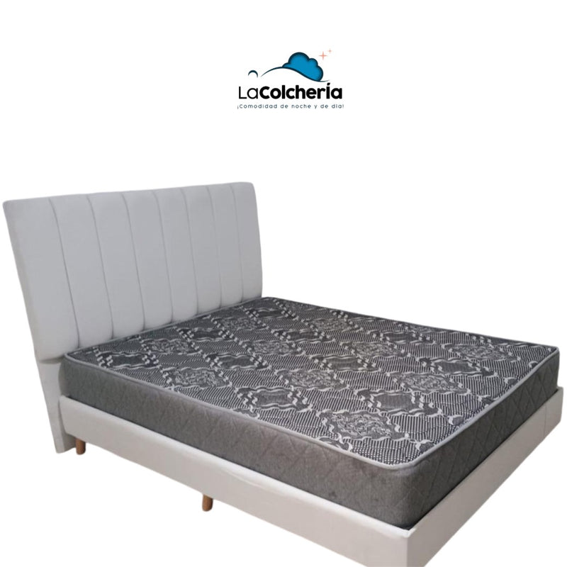 ¡Combo! Base Cama + Colchón + Espaldar